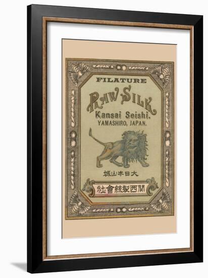 Filature Raw Silk Kamnsei Seishi, Yamashiro, Japan-null-Framed Art Print