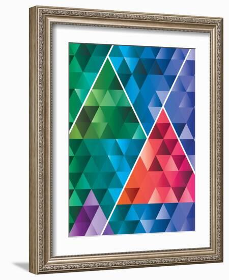 File Has Gradients and Transparent Overlays and is Eps10-barney boogles-Framed Art Print