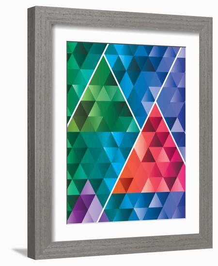 File Has Gradients and Transparent Overlays and is Eps10-barney boogles-Framed Art Print