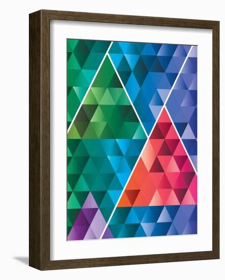 File Has Gradients and Transparent Overlays and is Eps10-barney boogles-Framed Art Print