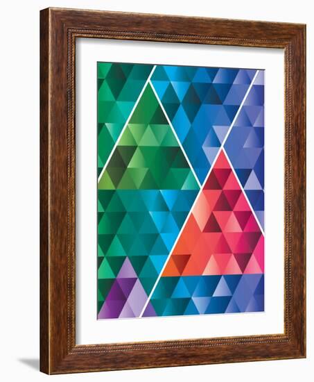 File Has Gradients and Transparent Overlays and is Eps10-barney boogles-Framed Art Print