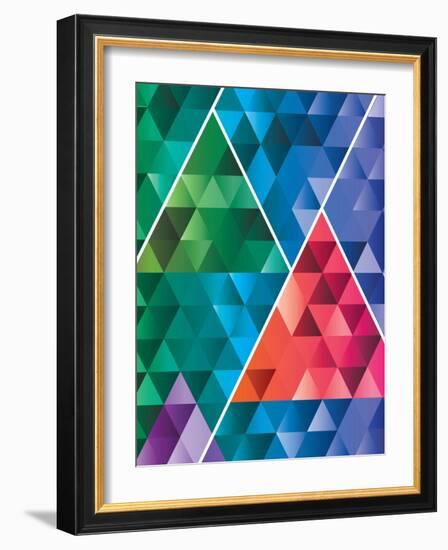 File Has Gradients and Transparent Overlays and is Eps10-barney boogles-Framed Art Print