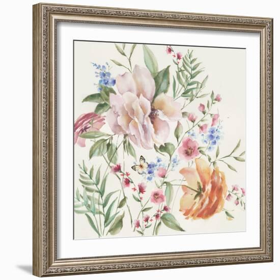 Filed of Flowers-Alex Black-Framed Art Print