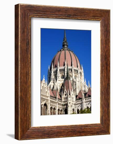 Filigree Detail on Exterior of the Parliament Building, Budapest, Hungary-Kimberly Walker-Framed Photographic Print