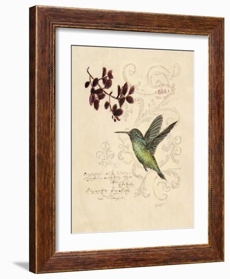 Filigree Hummingbird-Chad Barrett-Framed Art Print