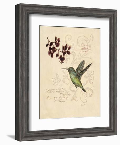 Filigree Hummingbird-Chad Barrett-Framed Art Print