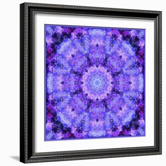 Filigree Mandala Ornament from Flower Photographs, Multiple Layer Work-Alaya Gadeh-Framed Photographic Print