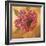 Filigree Poppy 2-Sandra Smith-Framed Art Print