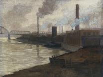 Industrial Scene, Mills on the Monongahela-Filipo Or Frederico Bartolini-Giclee Print