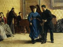 Dance Lesson, 1865-Filippo Carcano-Framed Giclee Print