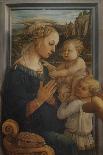 Madonna with Child and Two Angels-Filippo Lippi-Framed Stretched Canvas