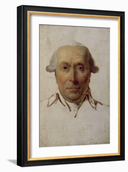 Filippo Mazzei (1730-1816), homme politique, agent du roi de Pologne Stanislas Auguste Poniatowski-Jacques-Louis David-Framed Giclee Print