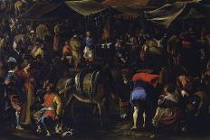 The Old Market in Naples-Filippo Napoletano-Framed Giclee Print