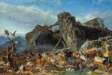 The Excavations at Pompeii, Italy, 19Th Century (Painting)-Filippo Palizzi-Giclee Print