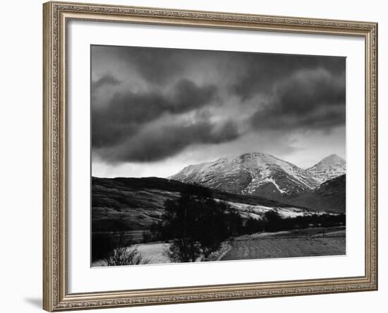 Fillan Valley with the Mountain Ben More in the Background-null-Framed Photographic Print