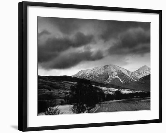 Fillan Valley with the Mountain Ben More in the Background-null-Framed Photographic Print