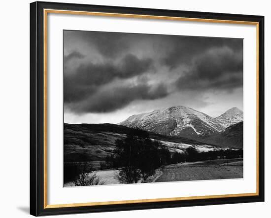 Fillan Valley with the Mountain Ben More in the Background-null-Framed Photographic Print