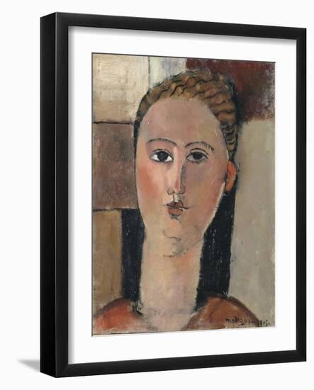 Fille rousse-Amedeo Modigliani-Framed Giclee Print