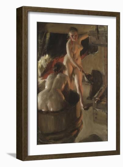 Filles De Dalecarlie Prenant Un Bain - Girls from Dalarna Having a Bath, by Zorn, Anders Leonard (1-Anders Leonard Zorn-Framed Giclee Print