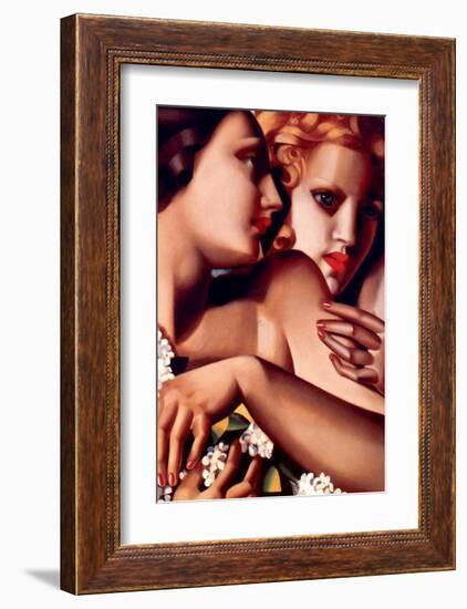 Filles et Lilas-Tamara de Lempicka-Framed Premium Giclee Print