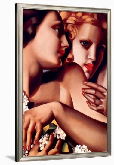 Filles et Lilas-Tamara de Lempicka-Framed Premium Giclee Print