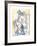 Fillette a la Poupee-Pablo Picasso-Framed Collectable Print