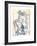 Fillette a la Poupee-Pablo Picasso-Framed Collectable Print