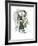 Fillette au Tricycle-Pablo Picasso-Framed Collectable Print