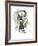 Fillette au Tricycle-Pablo Picasso-Framed Collectable Print