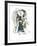 Fillette au Tricycle-Pablo Picasso-Framed Collectable Print