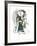 Fillette au Tricycle-Pablo Picasso-Framed Collectable Print