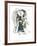 Fillette au Tricycle-Pablo Picasso-Framed Collectable Print