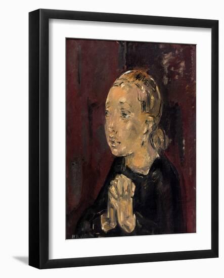 Fillette aux mains jointes-Marie Blanchard-Framed Giclee Print