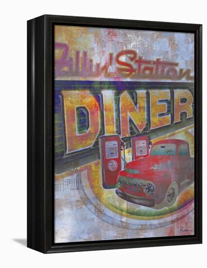 Fillin Station-Greg Simanson-Framed Premier Image Canvas