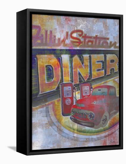 Fillin Station-Greg Simanson-Framed Premier Image Canvas