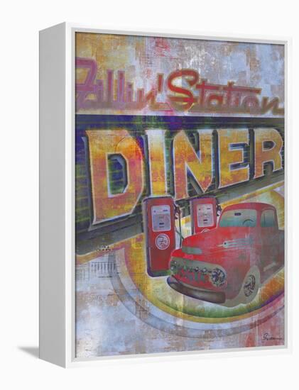Fillin Station-Greg Simanson-Framed Premier Image Canvas