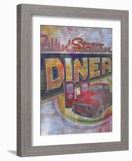 Fillin Station-Greg Simanson-Framed Giclee Print