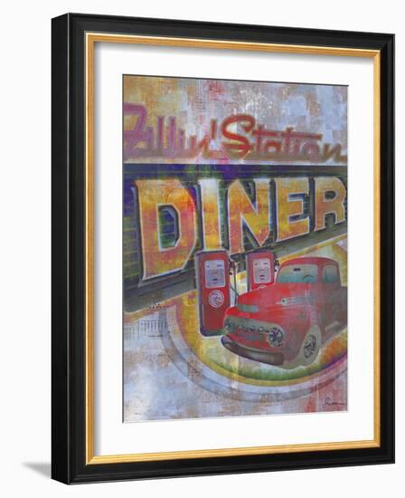 Fillin Station-Greg Simanson-Framed Giclee Print