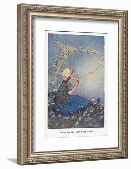 Filling the Air with Fairy Forms-Hilda T. Miller-Framed Photographic Print