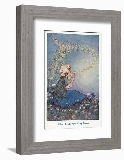 Filling the Air with Fairy Forms-Hilda T. Miller-Framed Photographic Print