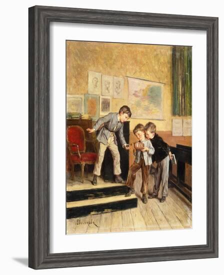 Filling the Inkwells-Theophile Emmanuel Duverger-Framed Giclee Print