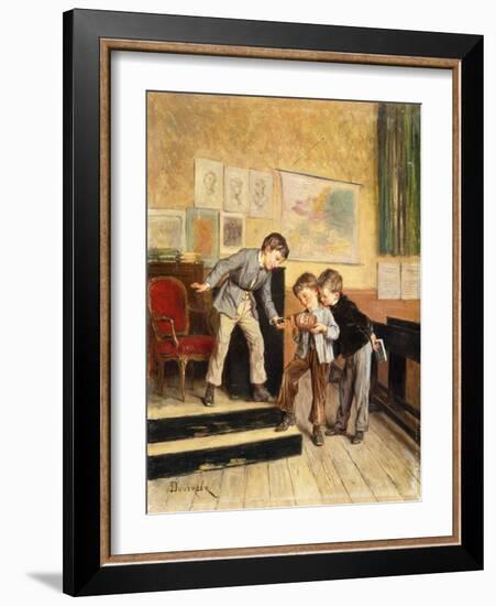 Filling the Inkwells-Theophile Emmanuel Duverger-Framed Giclee Print