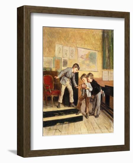 Filling the Inkwells-Theophile Emmanuel Duverger-Framed Giclee Print