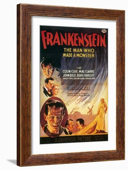 Film: Frankenstein, 1931-null-Framed Giclee Print