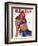 Film Fun Magazine Cover-Lantern Press-Framed Art Print