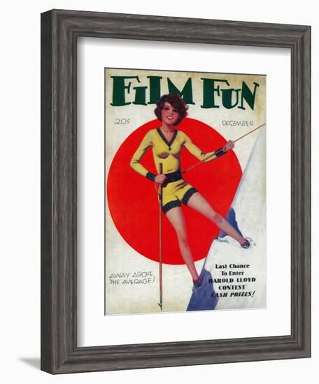 Film Fun Magazine Cover-Lantern Press-Framed Art Print