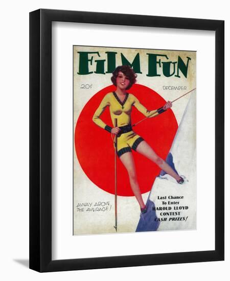 Film Fun Magazine Cover-Lantern Press-Framed Art Print