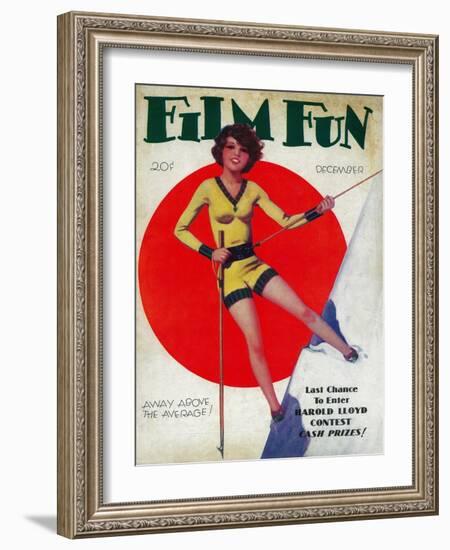 Film Fun Magazine Cover-Lantern Press-Framed Art Print