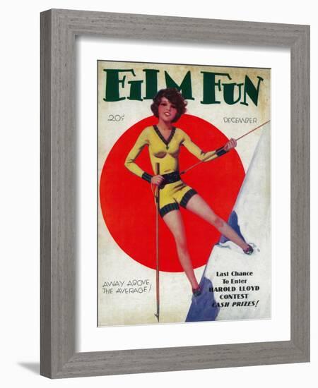 Film Fun Magazine Cover-Lantern Press-Framed Art Print