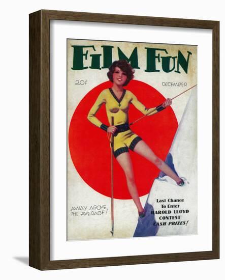 Film Fun Magazine Cover-Lantern Press-Framed Art Print